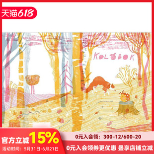【现货】【21年笔会翻译奖得主Sian Valvis】俄罗斯民间故事 小圆面包 Kolobok:A Russian Bun on the Run 儿童艺术绘本 英文原版