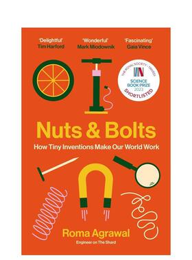 【现货】螺母和螺栓：微小的发明如何让我们的世界运转起来 Nuts and Bolts 原版英文人文历史 善本图书