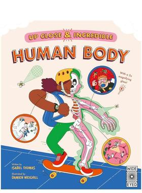 【现货】【近距离探索不可思议】人体 【Up Close and Incredible】Human Body 原版英文儿童绘本 善本图书