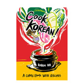 餐饮料理食谱 Book Cook Recipes Korean with 预售 正版 Comic 善本图书 进口书籍艺术画册 韩国食谱书：一本漫画食谱