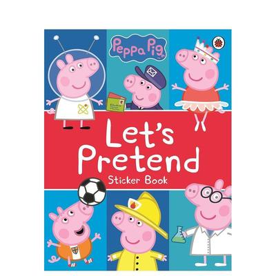 【现货】Peppa Pig 小猪佩奇 Let’s Pretend一起模拟 儿童贴纸书