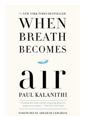 【预售】When Breath Becomes Air (Exp)，当呼吸化为空气 原版英文