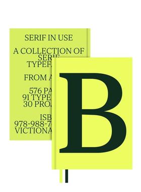 【现货】衬线体应用：衬线字体作品集 Serif In Use: A Collection Of Serif Typefaces 原版英文字体图案标志设计 善本图书