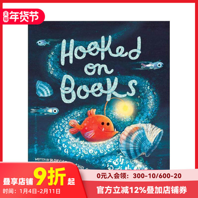 【预售】只想安静看书的珀尔 Hooked on Books 进口原版英文儿童绘