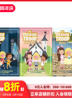 【预售】英文原版 寻宝小队3册 The Treasure Troop 儿童桥梁章节书分级阅读 8岁以上 善本童书