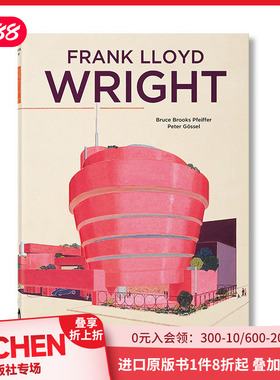 【现货】【TASCHEN】弗兰克·劳埃德·赖特 【40th Anniversary Edition】Frank Lloyd Wright 原版英文建筑设计 善本图书