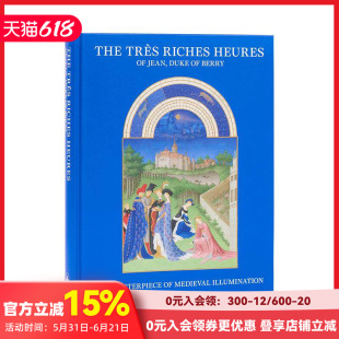 【现货】中世纪泥金手抄本:贝里公爵时祷书 The Très Riches Heures of Jean,原版英文艺术画册画集 装饰艺术 精美复刻版