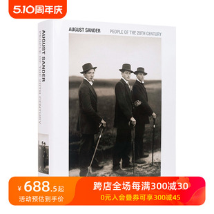 善本图书 the 英文原版 People August 进口摄影作品集 Sander 20th 现货 奥古斯特·桑德：20世纪人们 Century