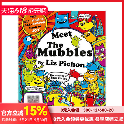 【预售】微笑岛上的嘻哈一族 Tom Gates创作者Liz Picho新作Meet the Mubbles英文儿童漫画 Liz Pichon 进口原版书