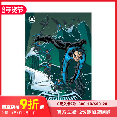 【预售】夜翼：布鲁德黑文的骑士纲要苐一册 Nightwing: A Knight in Bludhaven Compendium Book One 原版英文漫画书 善本图书