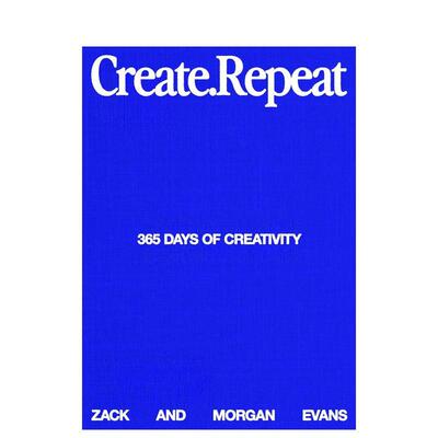 【预售】创造·循环：365天灵感练习手册 Create Repeat 原版英文生活综合 善本图书