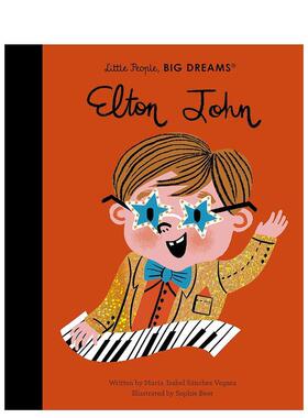 【现货】【小人物，大梦想】艾尔顿·约翰 【Little People， Big Dreams】Elton John 原版英文儿童绘本