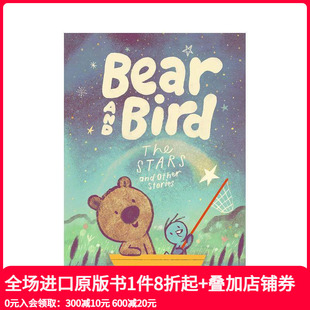 原版 善本图书 小熊和小鸟：星星及其它故事 Bird Stars and 英国插画师Jarvis Bear 英文儿童章节书 Other 现货