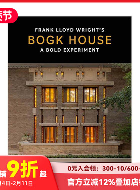 【预售】弗兰克·劳埃德·赖特的博格克住宅 Frank Lloyd Wright's Bogk House 原版英文建筑设计 建筑大师