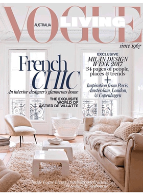 【订阅】 VOGUE LIVING 室内设计居家杂志 澳大利亚英文原版 年订6期 B115 善本图书