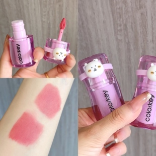 【自嘲熊和朋友们系列】Colorkey珂拉琪捏捏唇泥女唇釉雾面口红