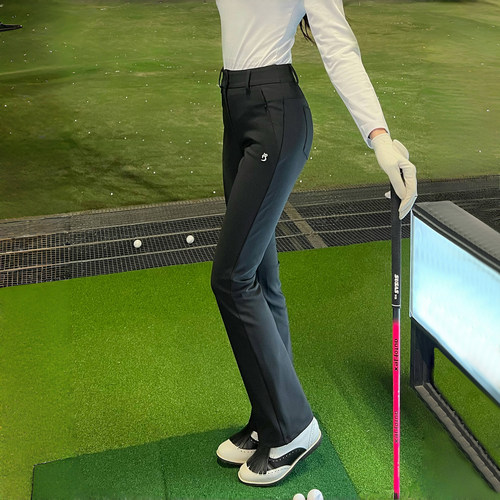 TASHI高尔夫微喇速干显瘦长裤