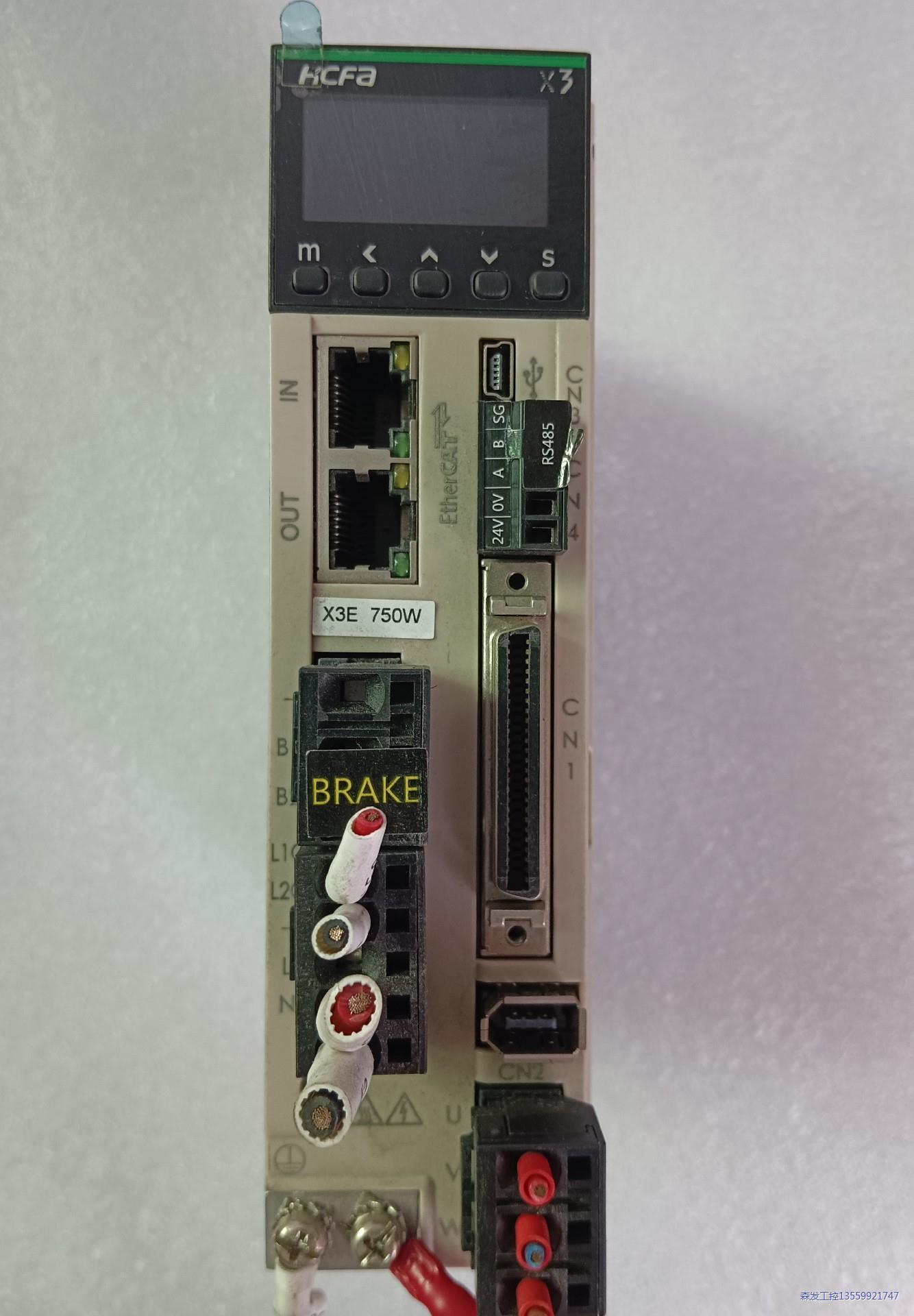 驱动器/控制器  HCFA 禾川伺服，型号X3EB075A-议价商品