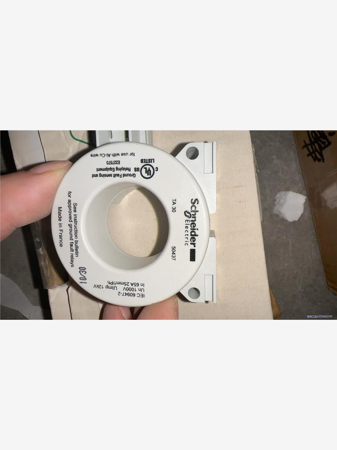 原装正品全新现货施耐德闭合式环形电流互感器50437 TA3议价商品