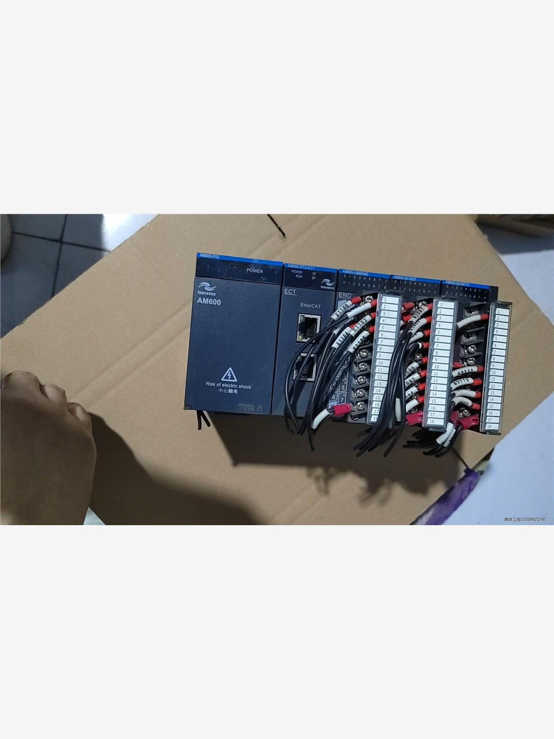 汇川可编程控制器AM600-RTU-ECT加三个扩展模块 共