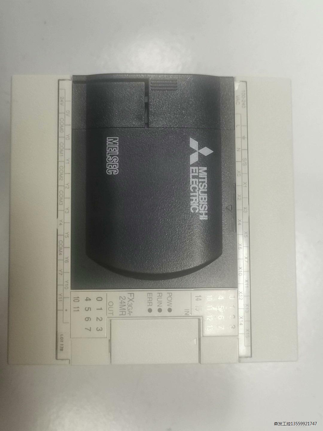 三菱FX3GA-24MR-CM,实物拍摄,成色可充新,有多个