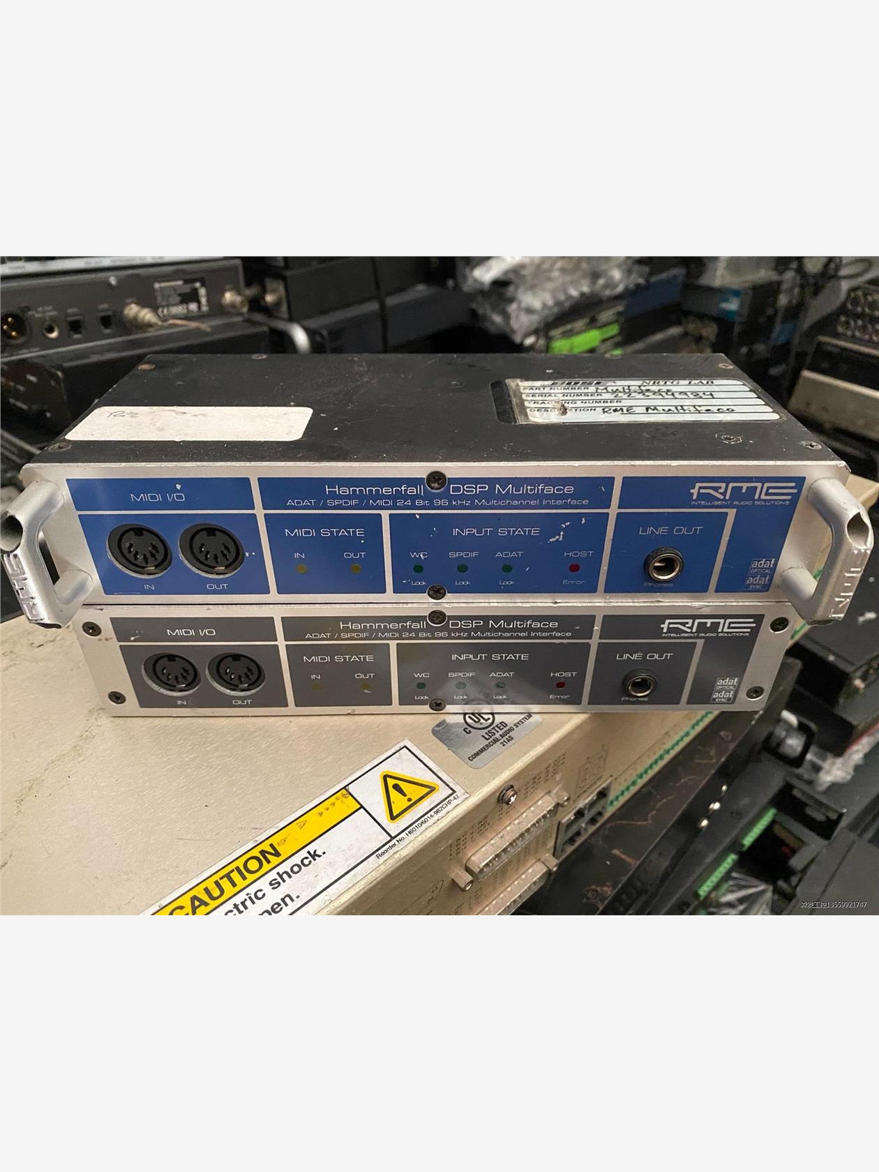 RME 声卡两台一起950元，无法测试，没有配套pcie卡和