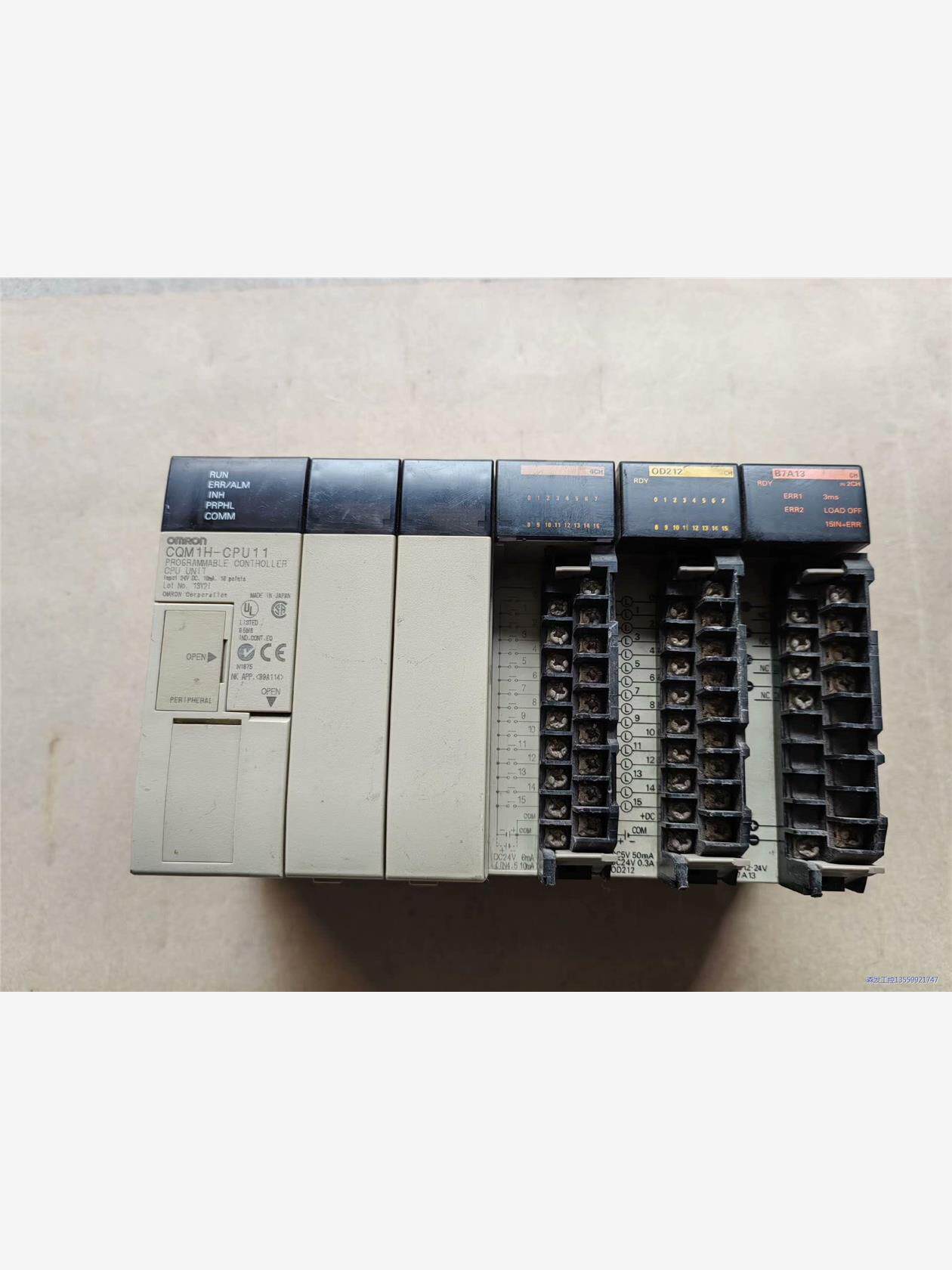 欧姆龙PLC,型号CQM1H-CPU11+OD212+B7A议价商品