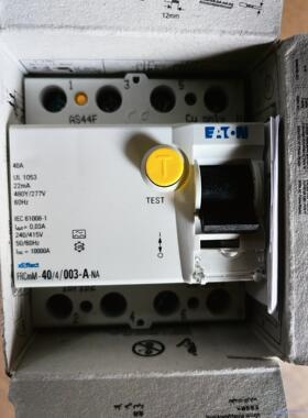 EATON伊顿漏电保护开关：FRCMM-40/4/003-A议价商品