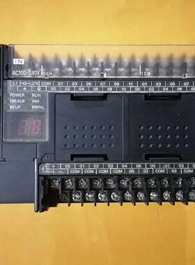 OMRONPLC  CP1H-X40DR-A 爆力拆机致外壳底部议价商品
