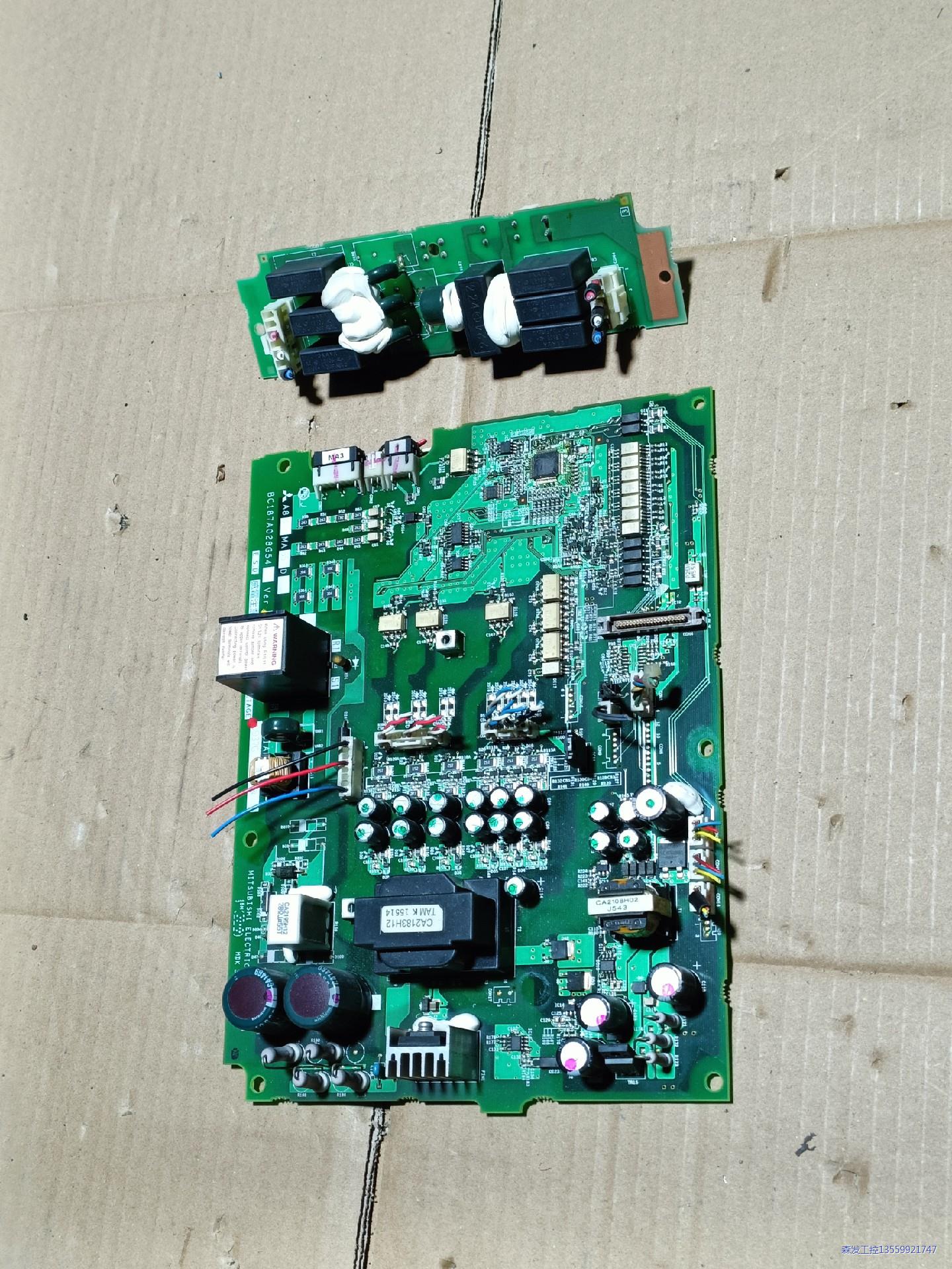 三菱F800变频器电源驱动板75KW拆机BC187A028G议价商品