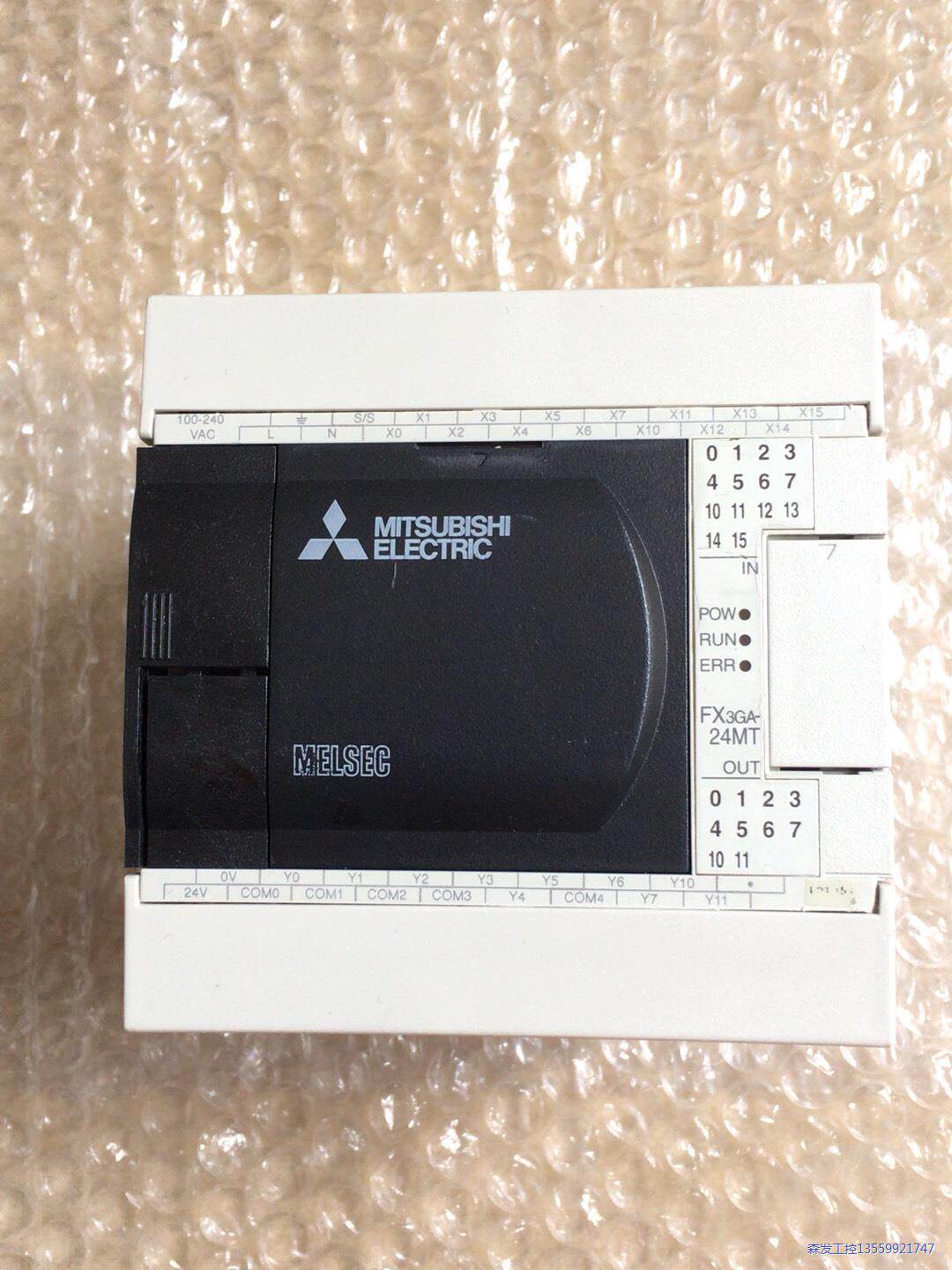 MITSUBISHI原装正品三菱FX3GA-24MT-CM晶议价商品