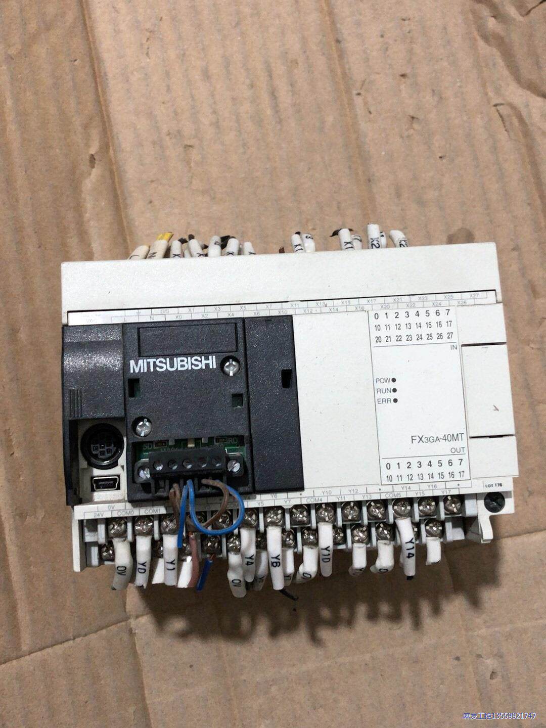 原装正品三菱FX3GA-40MT功能正常的，包好议价商品