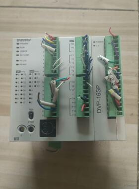台达PLC拆机DVP28SV11T2一个，加DVP16SP1