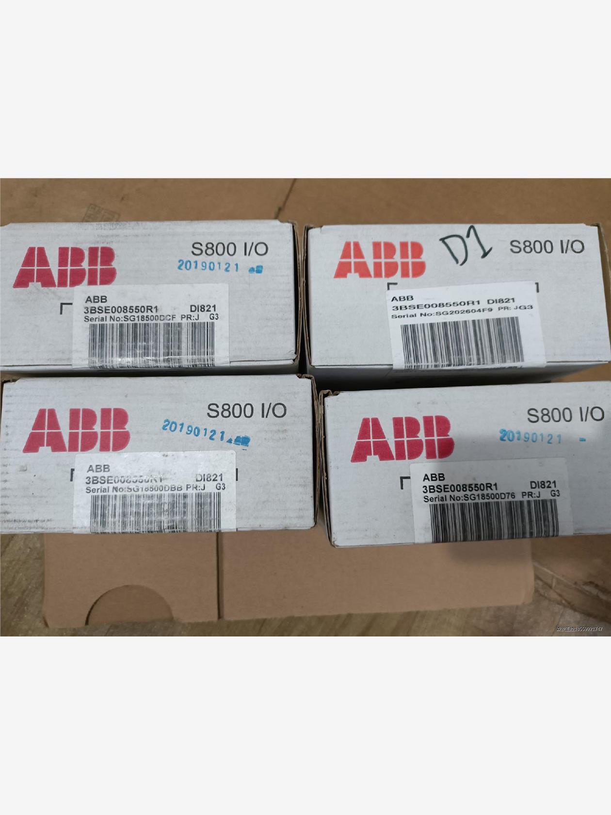 ABB模块#DI821，全新未开封，便宜出售！