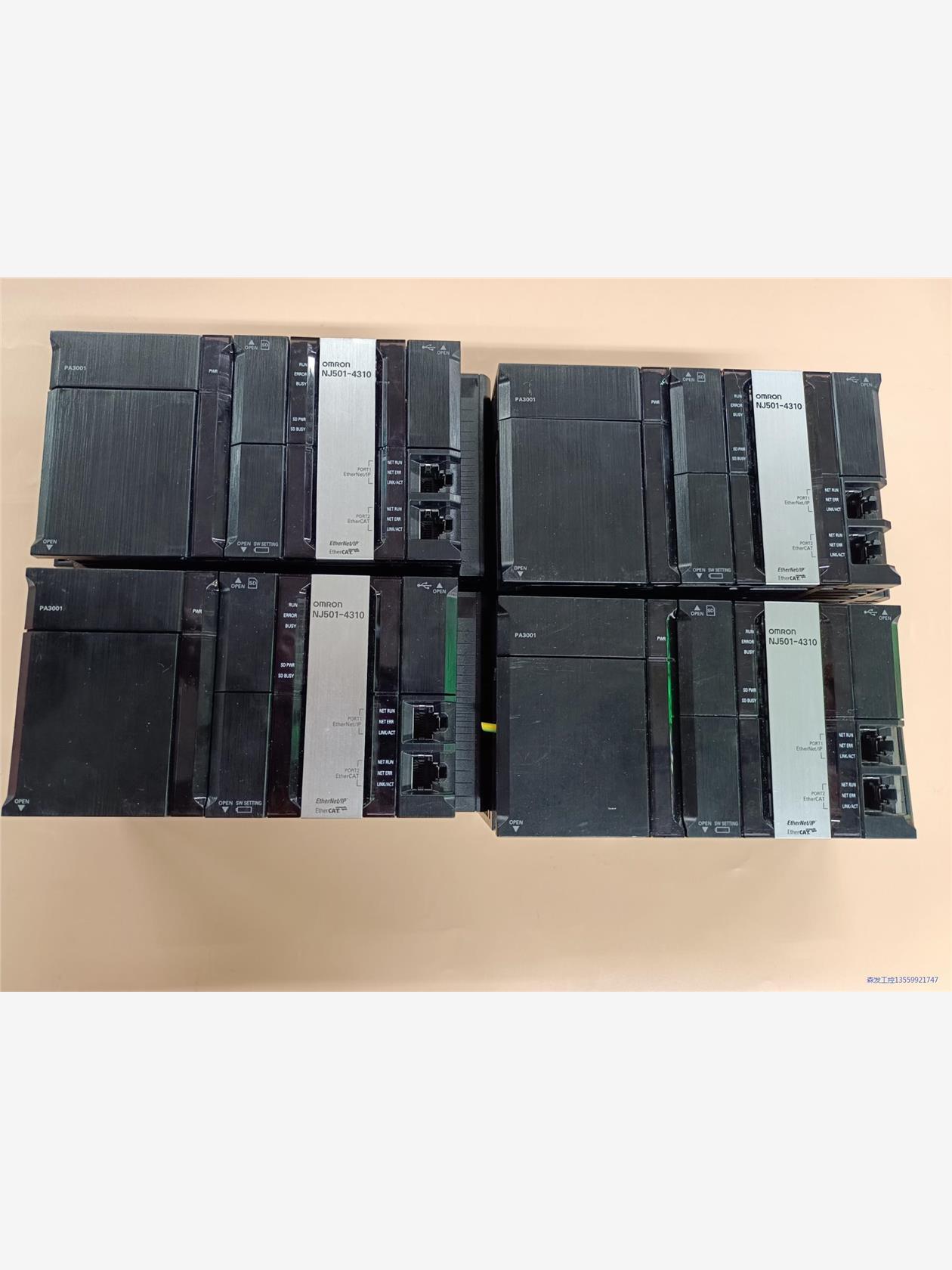 欧姆龙控制器NJ501-4310,NJ-PA3001成色充新议价商品