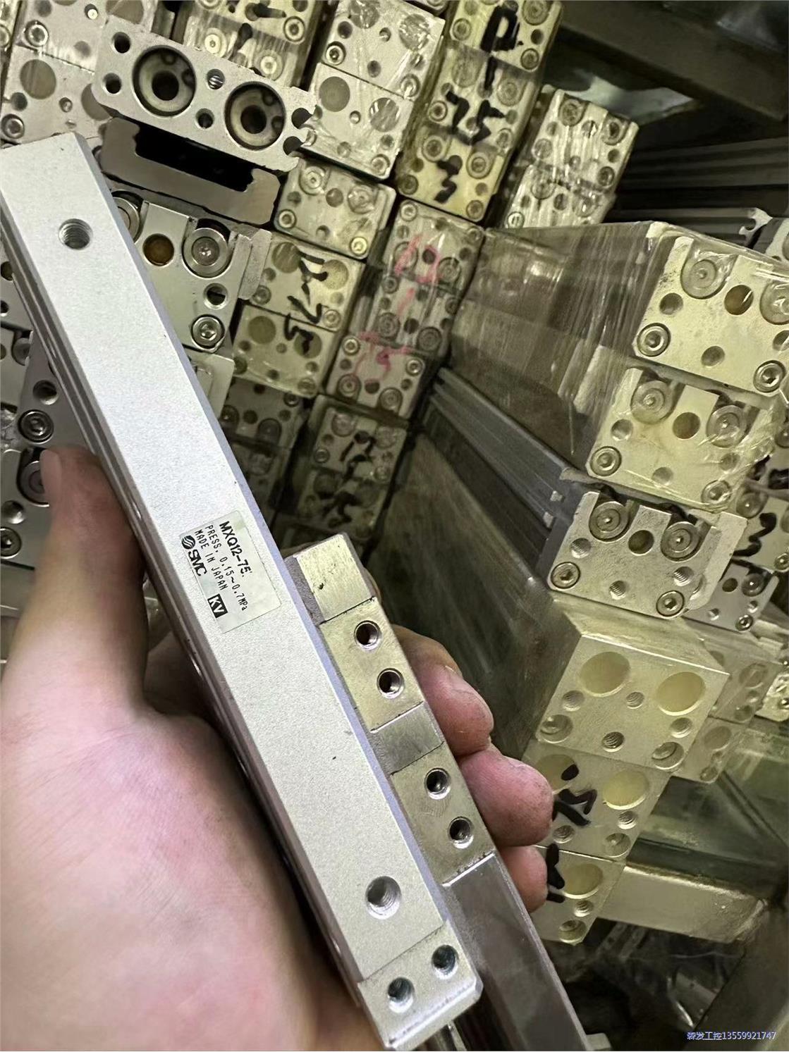 二手SMC滑台气缸MXQ12-75 拆机件,九成新,50只,议价商品