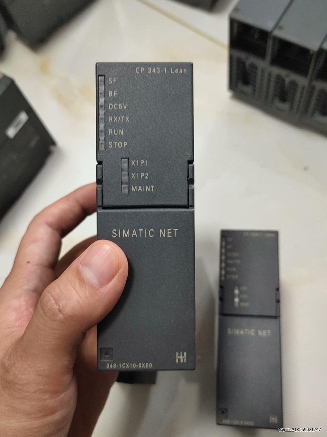 西门子343-1cx10，原装正品功能包好，实物图，一台破脚