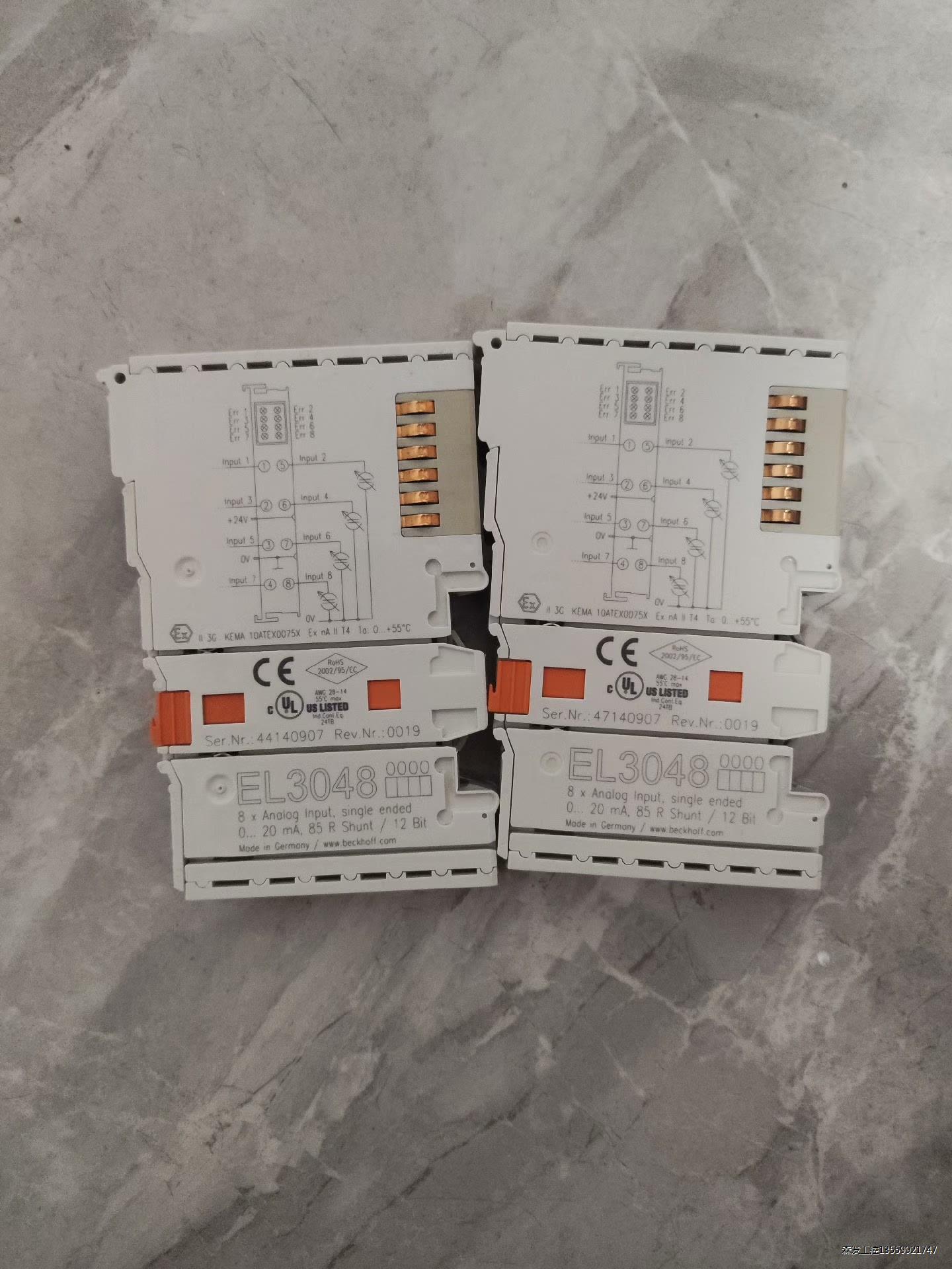 倍福拆机模块EL3048，成色如图标价是单价