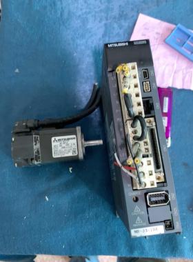 三菱驱动电机MR-J3-10A电机HF-KP13电机成色一般议价商品