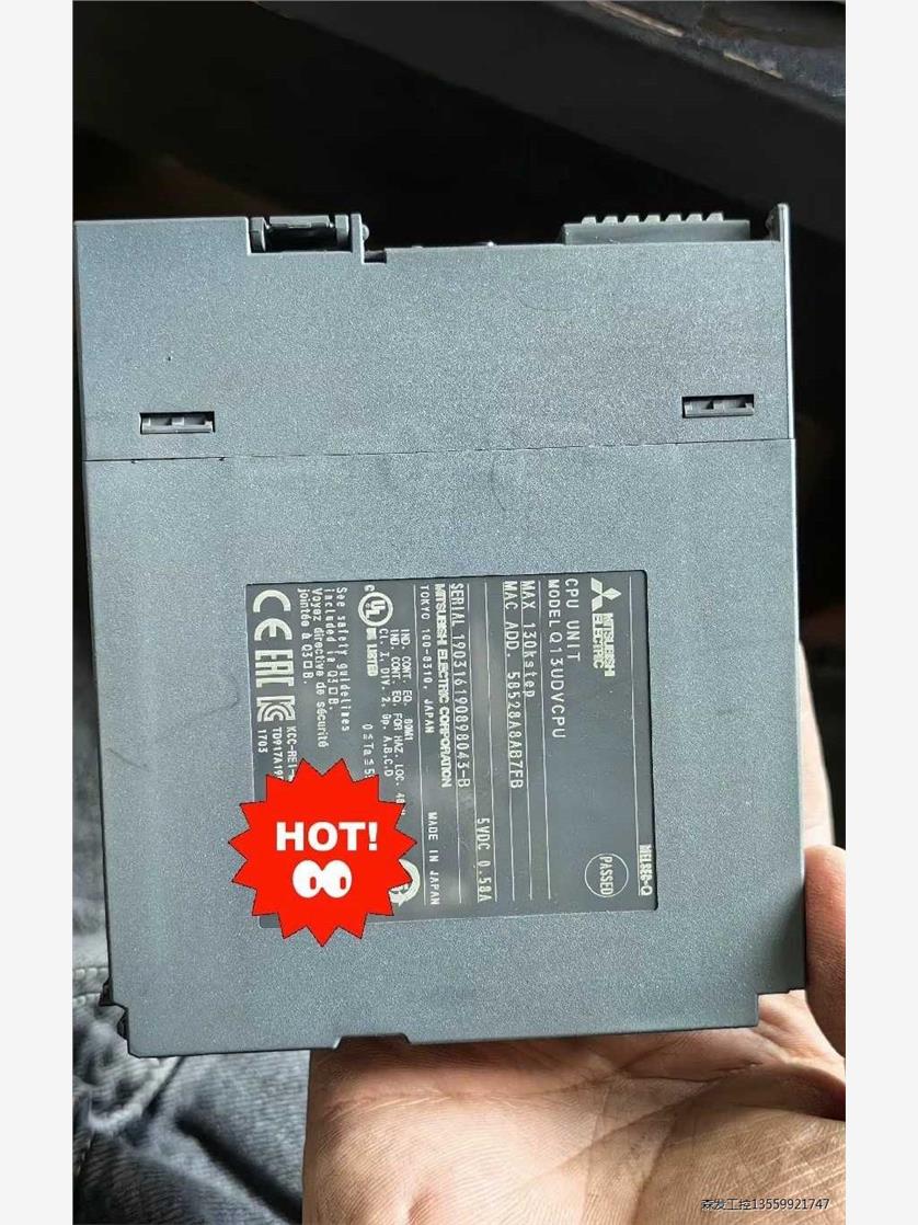 Mitsubishi/三菱Q13UDVCPU 二手拆机成色漂