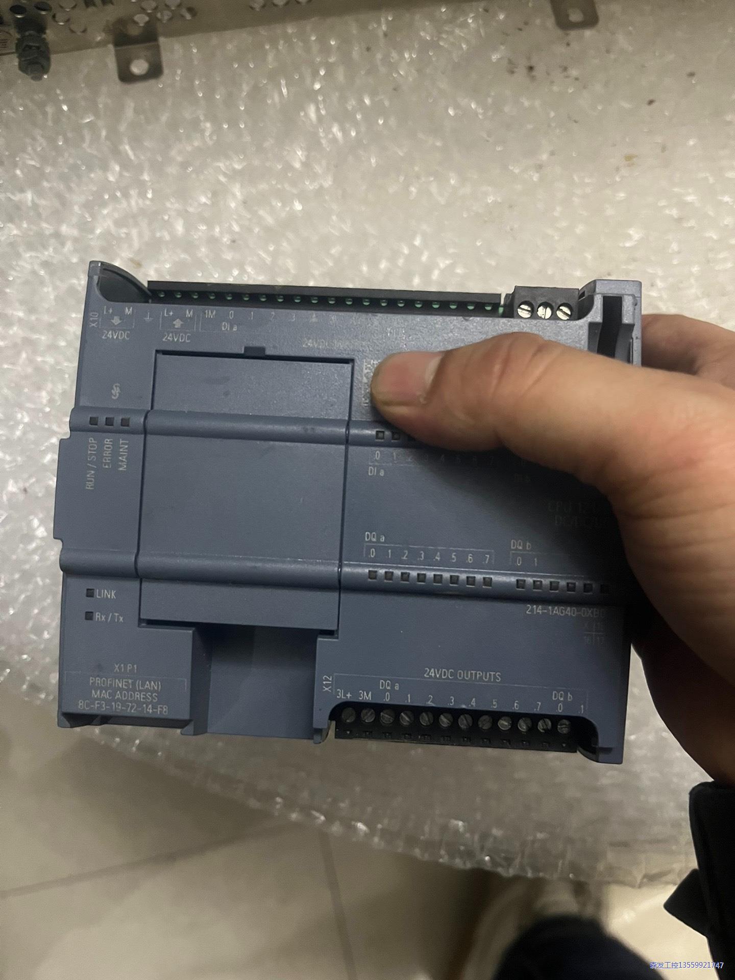 6ES7 214-1AG40-0XB0二手拆机西门子plc实议价商品
