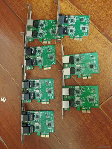 双网络1000M网卡 ，千兆2口FG－ENW02B，功能完好，议价商品