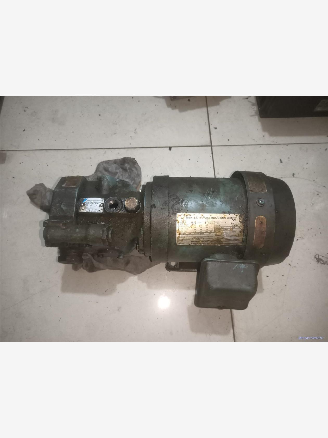 大金油泵V8A1RX-20＋750W东芝电机一套议价商品