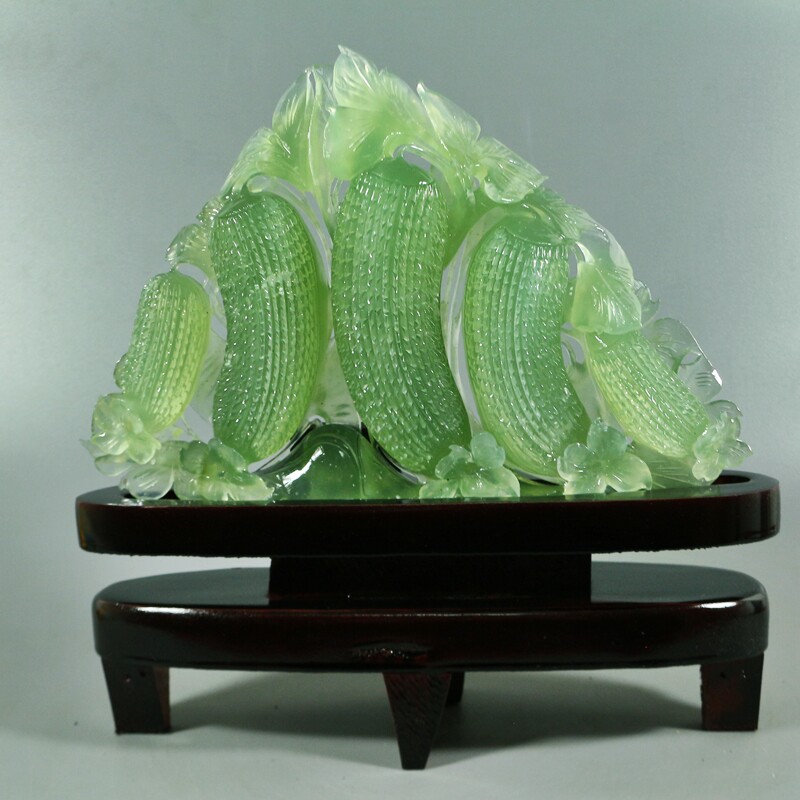 天然玉石原石山水岫玉摆件精品