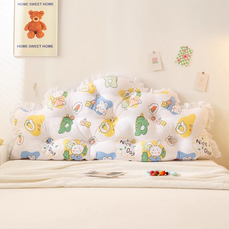 韩式公主风靠垫床头大靠背卧室床上榻榻米软包可爱少女心靠枕双人