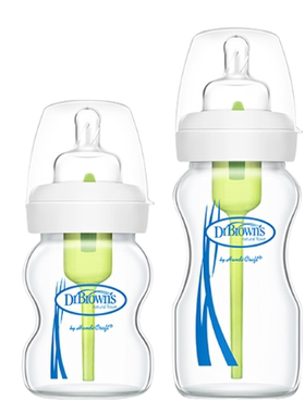 美国Dr Brown布朗博士塑料/玻璃宽口奶瓶 150ml/270ml可选