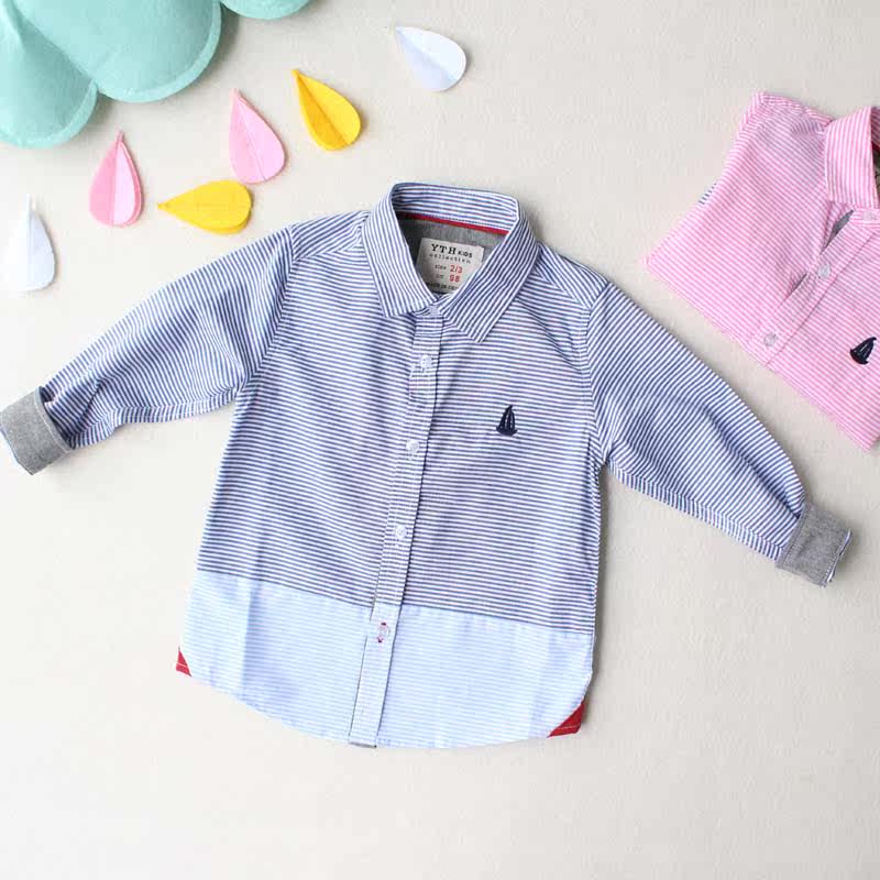 Chemise garcon à manche longue - Ref 2076762 Image 3