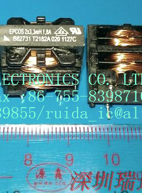 西门子原装进口EPCOS共模电感 B82731T2182A20 2X3.3mH 1.8A