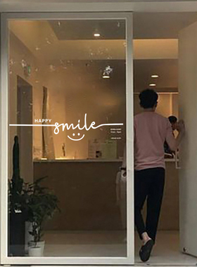 玻璃门贴纸橱窗PVC防撞服装店
