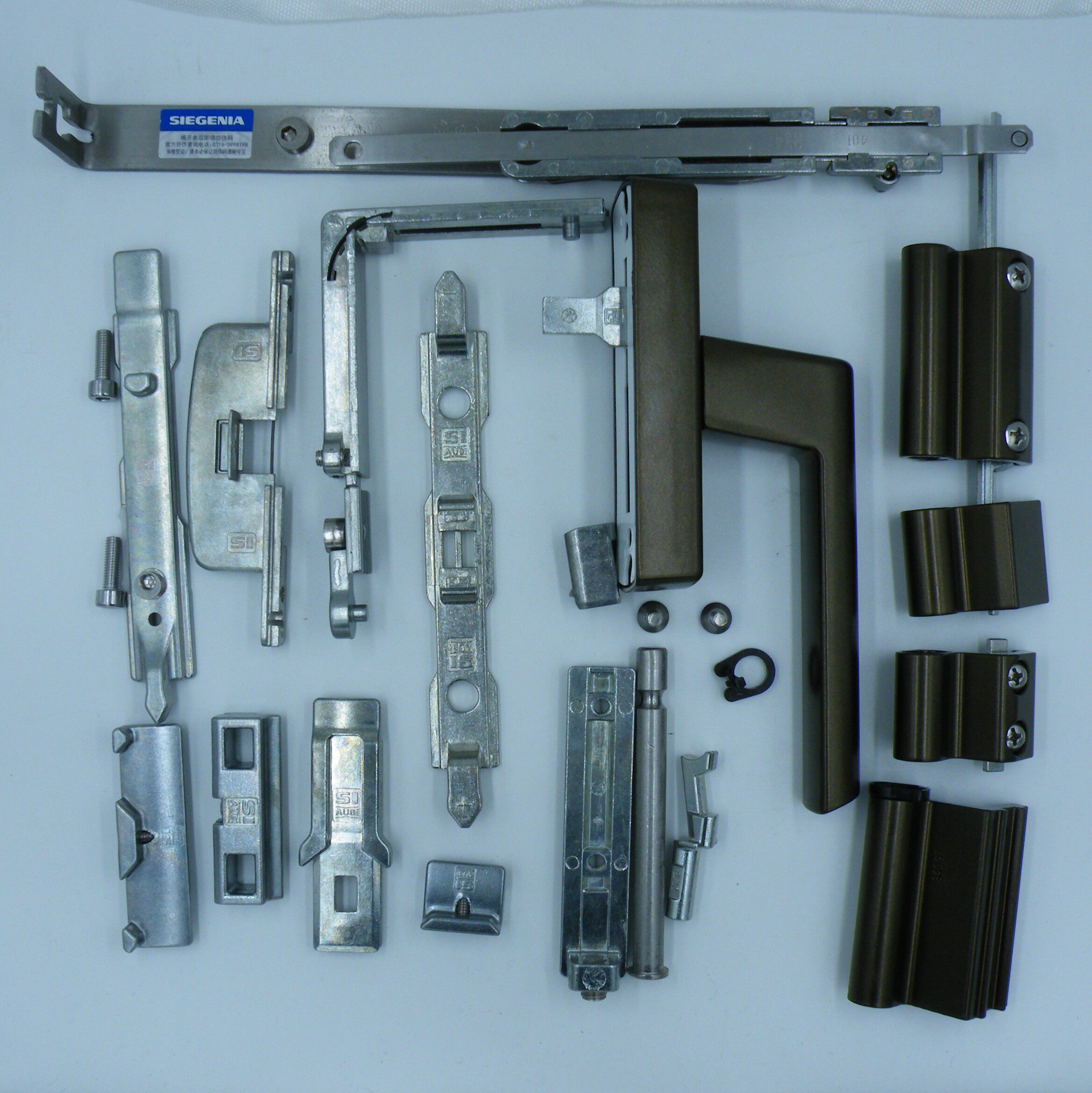 德国丝吉利娅五金si 五金件 断桥铝合页款内开内倒拨叉执手平开